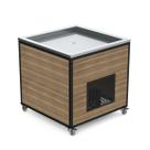 Expositor Mesa Refrigerado Premium 95x95cm Nogal Malaga EMRPR 220V - Refrimate