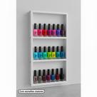 Expositor Nicho Organizador em Mdp Para Esmalte Prateleira Para 50 Esmaltes Decoração Salão