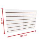 Expositor painel canaletado moveis loja mdf canaleta branco