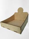Expositor para Doces e Brownies G - MDF Cru 3mm - Ideal para Festas e Eventos