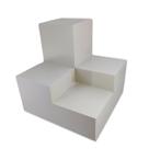 Expositor podio 3d - 4 andares - off white