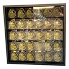 Expositor Porta 50 medalhas Preto cod 12003