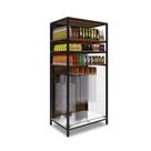 Expositor Premium de Espetos Organizador Para Supermercados em MDF Málaga EPRE - Refrimate