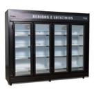 Expositor Refrigerado Auto Serviço Polar 2.50m 4 Portas PEVCA-220v