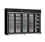 Expositor Refrigerado Auto Serviço Polofrio 3,00m 5 Portas 2157 220v