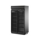 Expositor Refrigerado Vertical 869 Litros Auto Serviço 2 Portas de Vidro Fricon ACFM785 Total Black - 220V