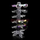 Expositor Suporte De Óculos Acrílico Cristal P/5 Lugares Expositor Suporte De Óculos Acrílico Cristal P/5 Lugares
