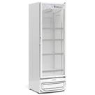 Expositor Vertical 1 Porta de Vidro GCVR45 Branco 220V Gelopar