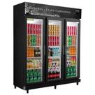 Expositor Vertical 3 Portas de Vidro RF022 Preto Frilux 110V