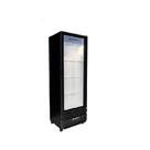 Expositor Vertical Imbera 244 Litros Porta De Vidro Preto VR08 Bivolt