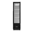 Expositor Vertical Imbera 453 Litros Porta de Vidro Preto VRS16 Bivolt