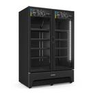 Expositor Vertical Multiuso 2 Portas 1257 Litros VBM3AH All Black 220V - Metalfrio
