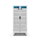 Expositor Vertical Porta Dupla Slim Metalfrio VB70 Optima 752 Litros Branco 220V