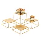 Expositores de alimentos YFEEN Dessert Table Risers, conjunto de 4
