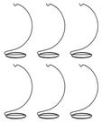 Expositores de ornamentos Creative Hobbies 25 cm pretos x6