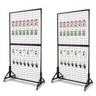 Expositores de painel Gridwall NectaCol, 2 pacotes de 90 x 180 cm