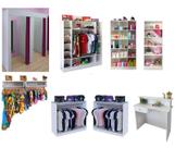 Expositores para loja de roupas Magia Móveis 9 peças S395