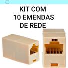 Extenda Sua Rede - Kit 10 Emendas Rj45 Branco
