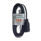 Extensão 1 Tomada 5 Metros 20A Bipolar Preto Connect Hard Fiolux