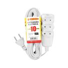 Extensao 2p 3t 10a bivolt 10m megatron