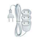 Extensao 3 Tom. Paral.2X0,75X10,00Mt 2P 10A/250V Br Megatron