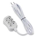 Extensao 3 tomadas slim bipolar 3 metros