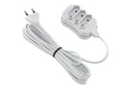 Extensao 3 tomadas slim bipolar 5 metros
