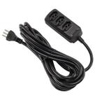 Extensão 3 Tomadas Tripolar 20a 5m Preto Force Line