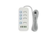 Extensão 4 Tomadas 4 USB 2 Metros Extensão 4 Tomadas 4 USB 2 Metros