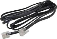 Extensão 5 Metros Lisa Fio Chato Telefone E Fax Preto InterNeed Extensão 5 Metros Lisa Fio Chato Telefone E Fax Preto InterNeed
