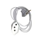 Extensão Cabo Paralelo 10/20a 05 Metros Plug 90º 2x1,0mm Extensão Cabo Paralelo 10/20a 05 Metros Plug 90º 2x1,0mm