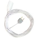 Extensão Cabo Paralelo 10/20a 10 Metros Plug Reto 2x1,0mm