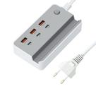 Extensão Carregador Turbo Celular Tomada 3 USB + 3 TIPO-C 35W