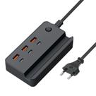 Extensão Carregador Turbo Celular Tomada 3 USB + 3 TIPO-C 35W