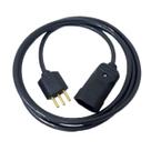 Extensão Cordão Prolongador 3 Pinos 10a/20a 1 Metro Preto Extensão Cordão Prolongador 3 Pinos 10a/20a 1 Metro Preto