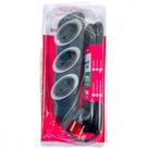 Extensao Daneva No Shock 3 Tomadas 45º Pp 2 Polos 0,75Mm Grafite - 3M - 1717