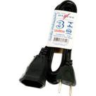 Extensao Daneva Prolongador Macho Femea 2 Polos Paralelo Preta 3M10A Dn1312 Extensao Daneva Prolongador Macho Femea 2 Polos Paralelo Preta 3M10A Dn1312