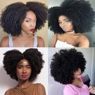 Extensão de cabelo SAEIALL SAGA QUEEN Afro Kinky Curly 120 g 8 unidades