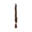 Extensão De Cabelo Sintético Rabo De Cavalo Trançado Estilo Box Twist De 45cm, Peruca Com Elástico
