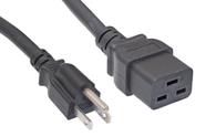 Extensão de cabo de alimentação norte-americano Cablelera, NEMA 5-15P para C19, 8', 14 AWG, 15A, 125V (ZWACPFAC-08) Extensão de cabo de alimentação norte-americano Cablelera, NEMA 5-15P para C19, 8', 14 AWG, 15A, 125V (ZWACPFAC-08)