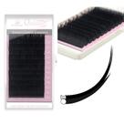 Extensão de cílios Qeelasee Matte Mink Flat 0,25 D Curl 13 mm