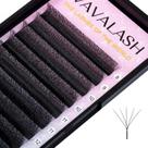 Extensão de cílios VAVALASH Ventiladores pré-fabricados 5D em forma de W 0,07 D Curl