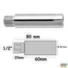 Extensão de Latão Cromado de 1/2 x 60mm para Torneiras Chuveiros - 171503