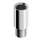 Extensão de latão cromado rosca macho x femea 1/2" 40mm