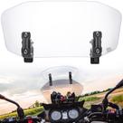 Extensão de pára-brisa de motocicleta KEMIMOTO Aluminium Universal