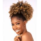 Extensão de rabo de cavalo CECINILL Afro Puff Kinky Curly para mulheres