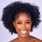 Extensão de rabo de cavalo CECINILL Afro Puff Kinky Curly Synthetic