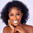 Extensão de rabo de cavalo CECINILL Afro Puff Kinky Curly Synthetic