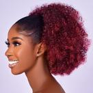Extensão de rabo de cavalo CECINILL Afro Puff Kinky Curly Synthetic
