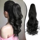 Extensão de rabo de cavalo Claw Felendy 18 cm Natural Black Curly